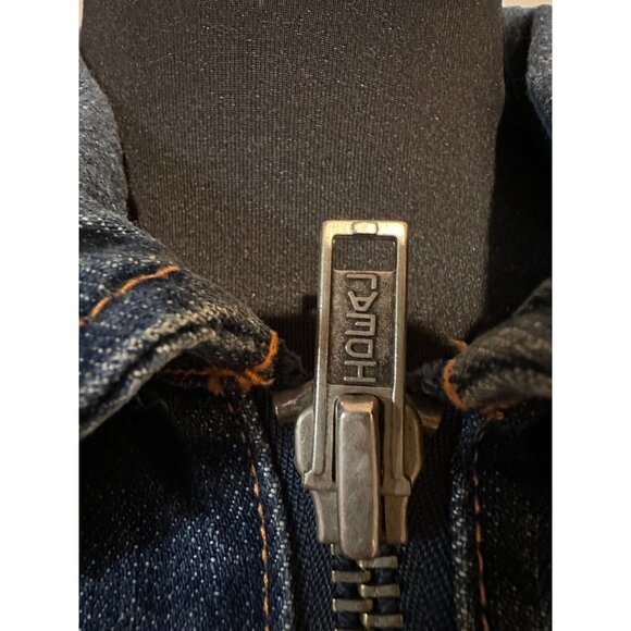 Vintage‎ Tommy Hilfiger BEAUTIFUL Denim Jacket with Nautical Patch size L (#374) - Picture 13 of 15